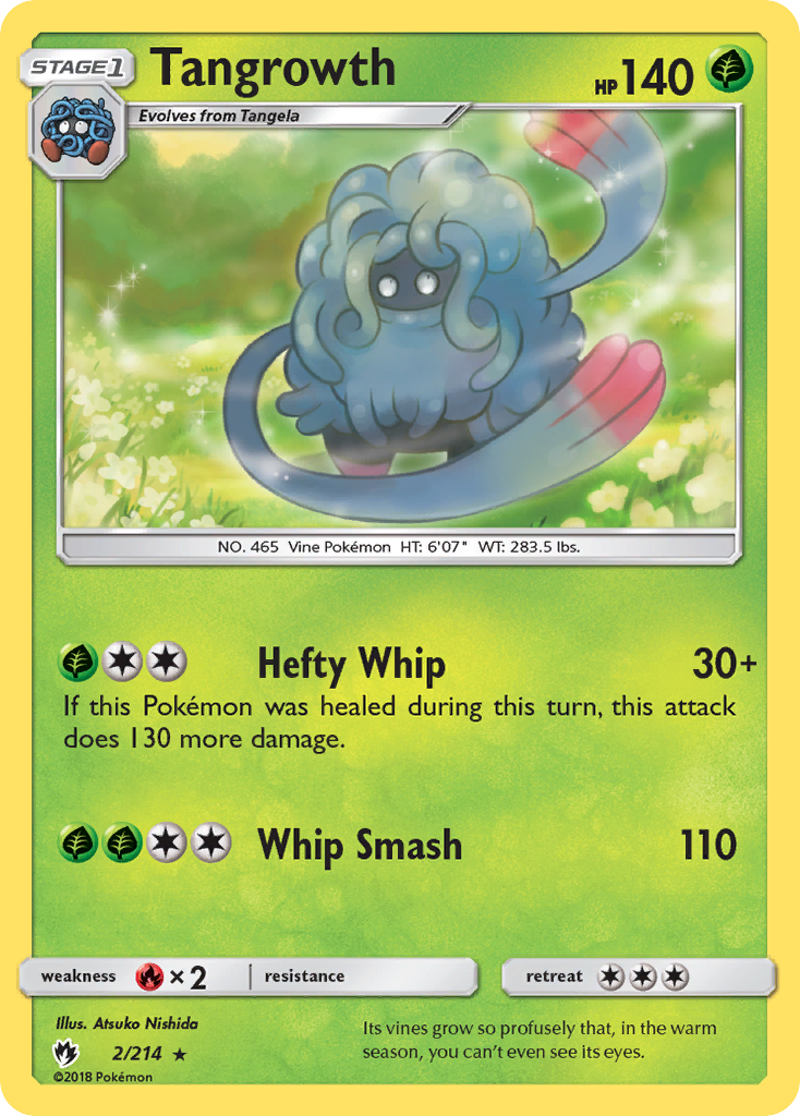 Tangrowth (2/214) [Sun & Moon: Lost Thunder] | Total Play