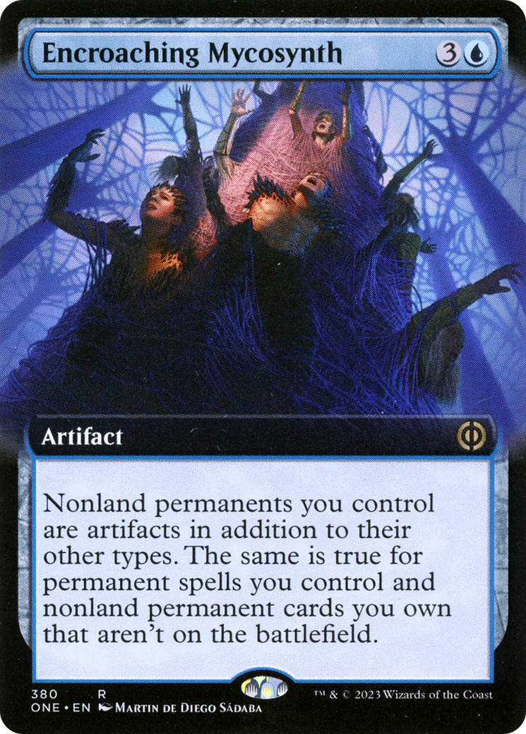 Encroaching Mycosynth (Extended Art) [Phyrexia: All Will Be One] | Total Play