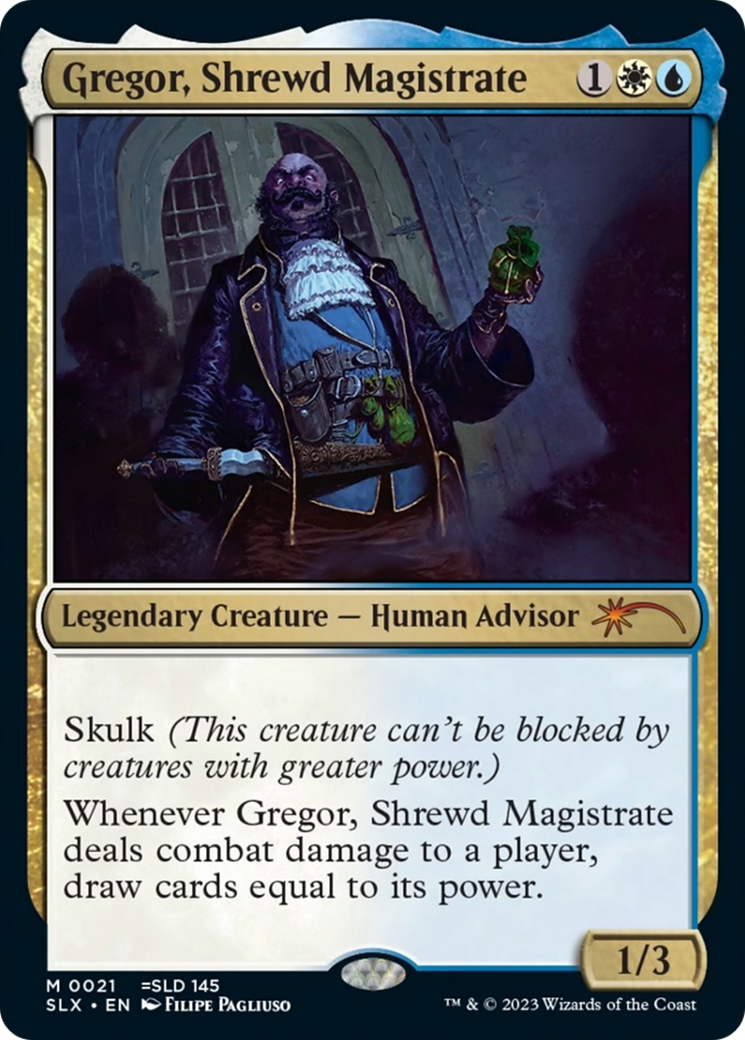 Gregor, Shrewd Magistrate [Secret Lair: Universes Within] | Total Play