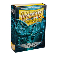 Dragon Shield: Standard 60ct Sleeves - Petrol (Classic) | Total Play