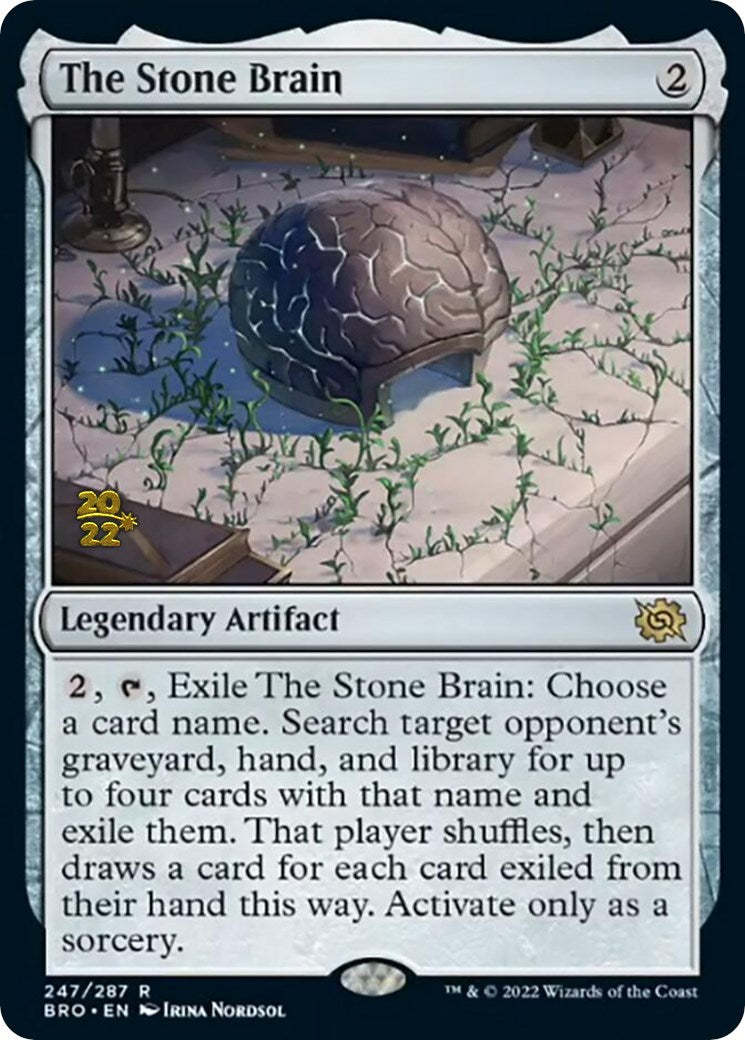 The Stone Brain [The Brothers' War Prerelease Promos] | Total Play