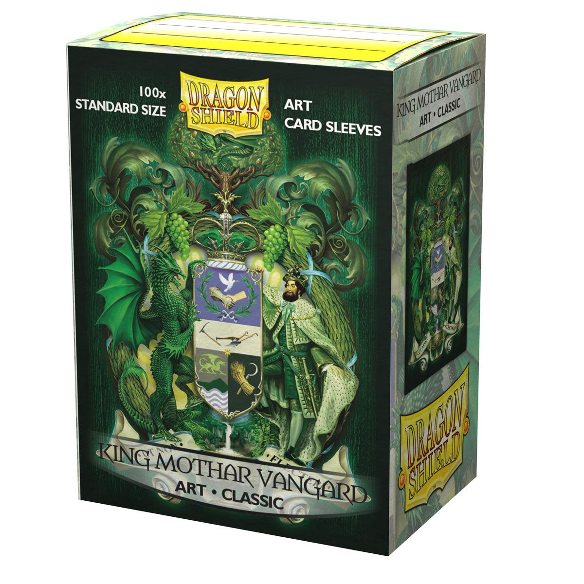 Dragon Shield: Standard 100ct Brushed Art Sleeves - King Mothar Vanguard (Classic) | Total Play