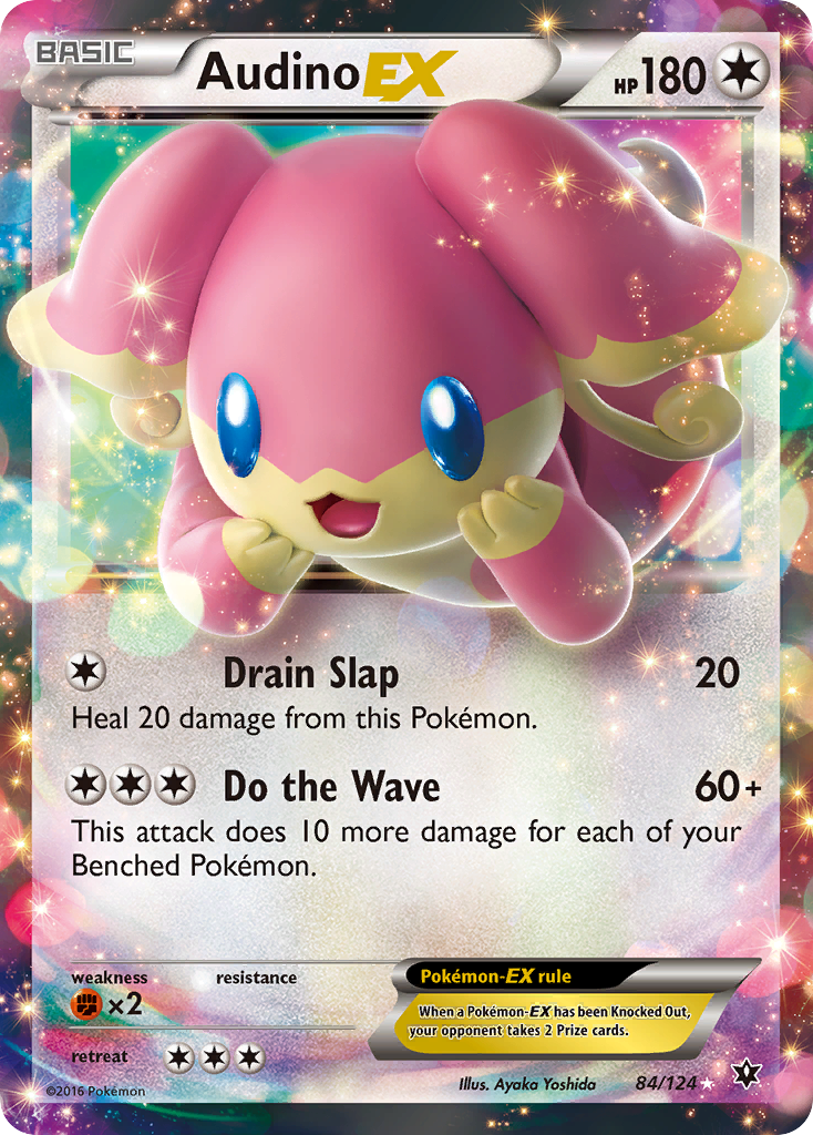 Audino EX (84/124) [XY: Fates Collide] | Total Play