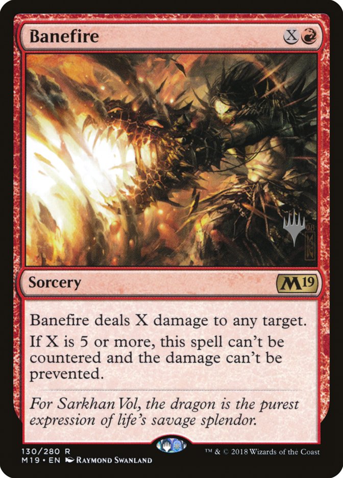 Banefire (Promo Pack) [Core Set 2019 Promos] | Total Play