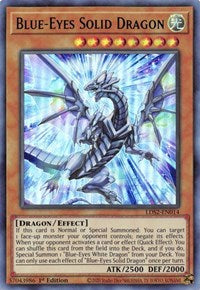 Blue-Eyes Solid Dragon (Green) [LDS2-EN014] Ultra Rare | Total Play