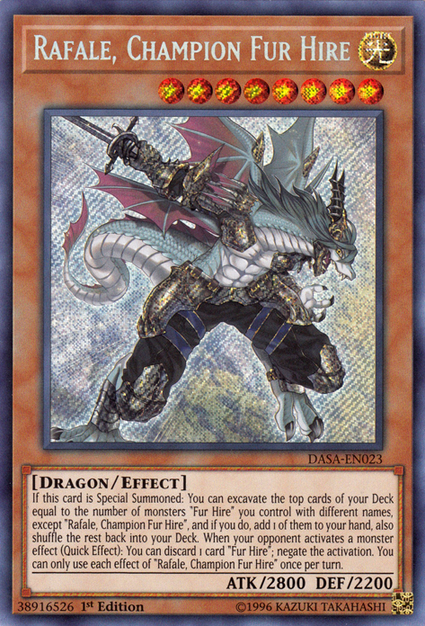 Rafale, Champion Fur Hire [DASA-EN023] Secret Rare | Total Play