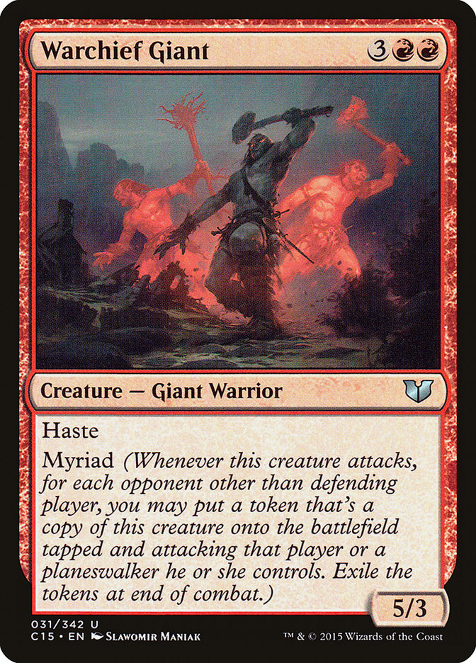 Warchief Giant [Commander 2015] | Total Play