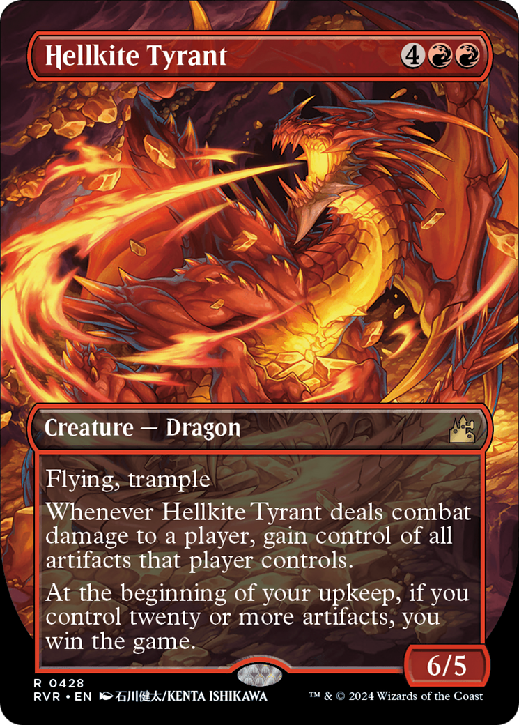 Hellkite Tyrant (Anime Borderless) [Ravnica Remastered] | Total Play