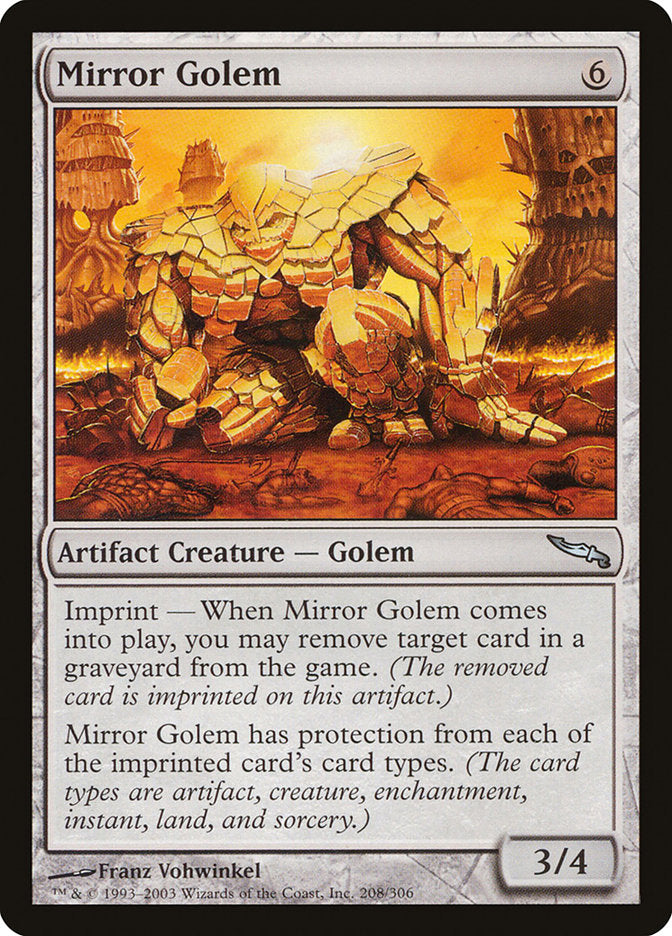 Mirror Golem [Mirrodin] | Total Play