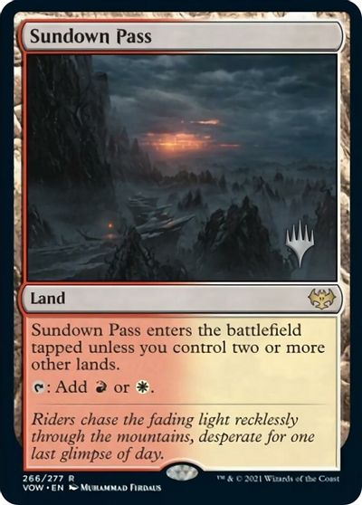 Sundown Pass (Promo Pack) [Innistrad: Crimson Vow Promos] | Total Play