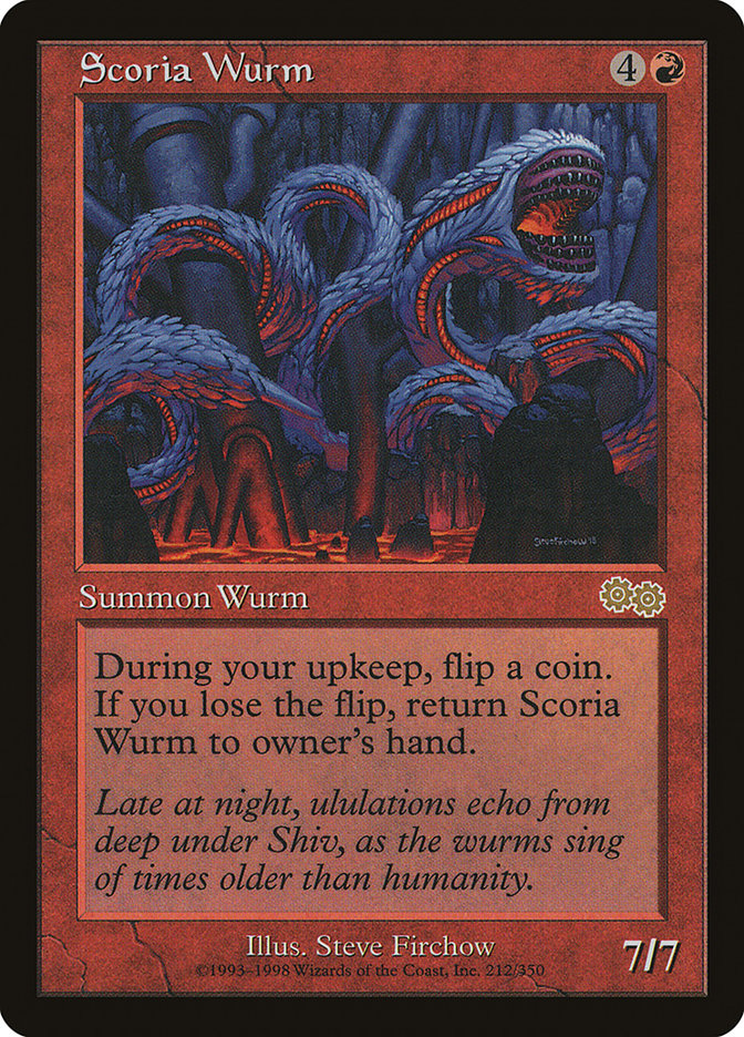 Scoria Wurm [Urza's Saga] | Total Play