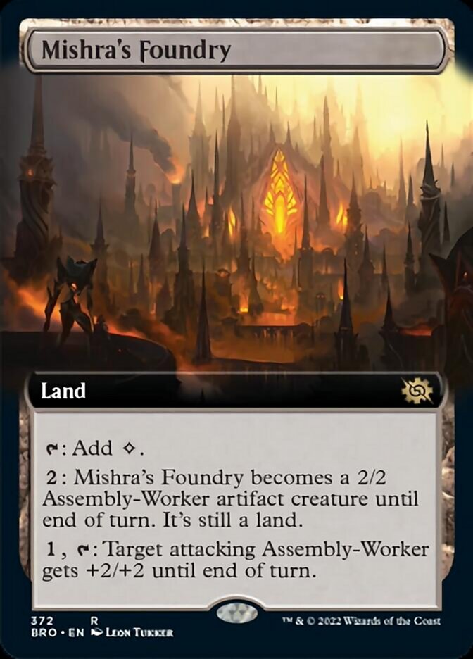 Mishra's Foundry (Extended Art) [The Brothers' War] | Total Play