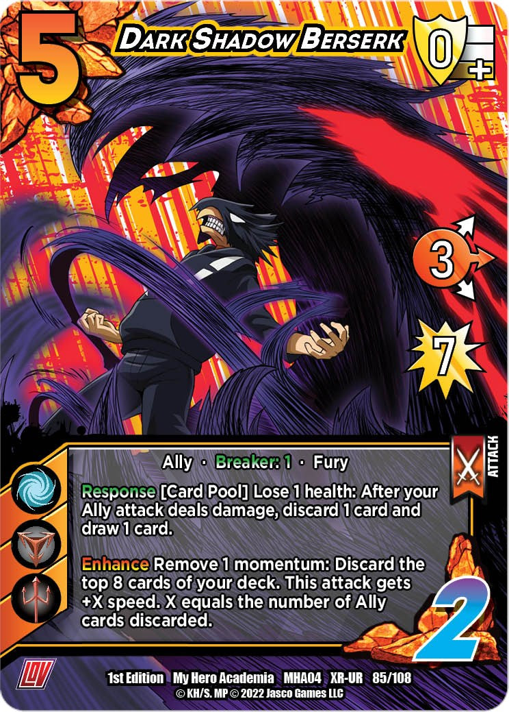 Dark Shadow Berserk (XR) [League of Villains Unlimited] | Total Play