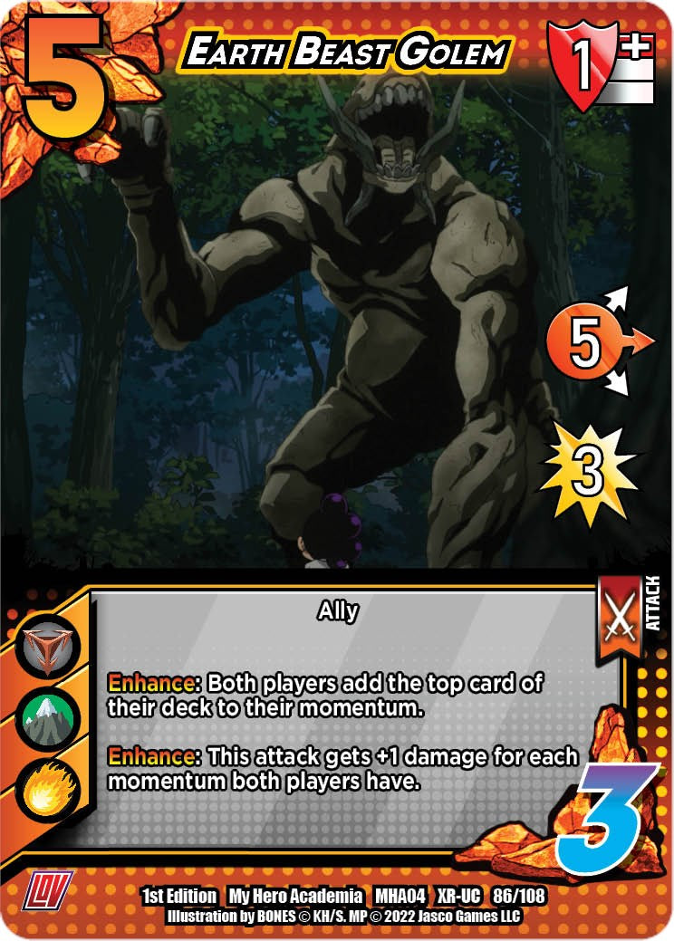 Earth Beast Golem (XR) [League of Villains Unlimited] | Total Play