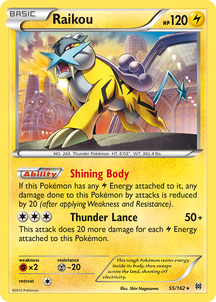 Raikou (55/162) [XY: BREAKthrough] | Total Play