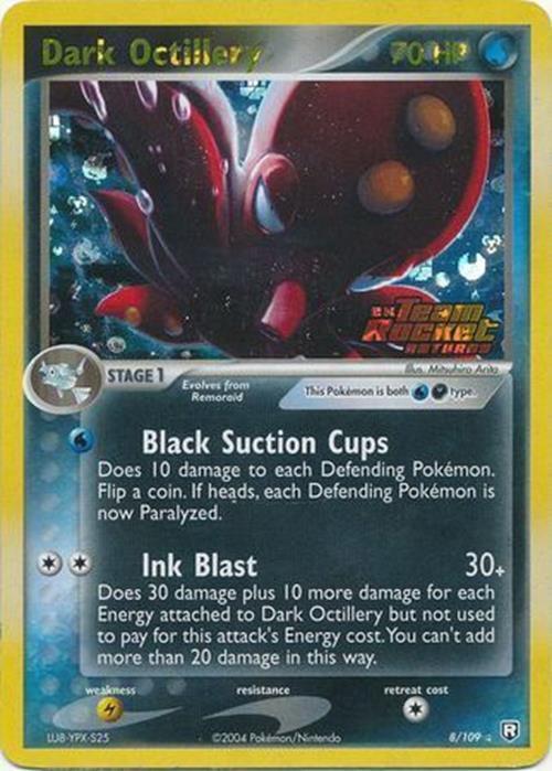 Dark Octillery (8/109) (Stamped) [EX: Team Rocket Returns] | Total Play