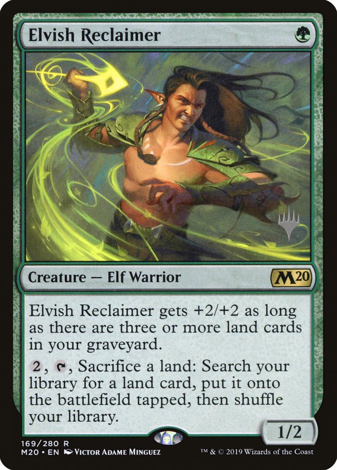 Elvish Reclaimer (Promo Pack) [Core Set 2020 Promos] | Total Play