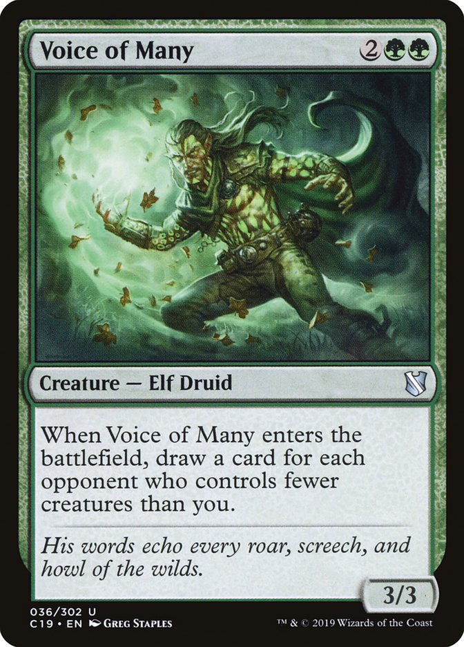 Voice of Many [Commander 2019] | Total Play