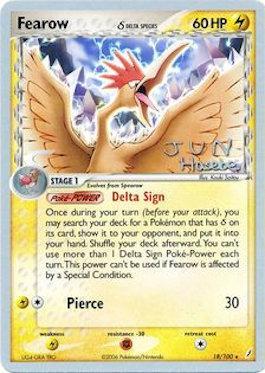 Fearow (18/100) (Delta Species) (Flyvees - Jun Hasebe) [World Championships 2007] | Total Play