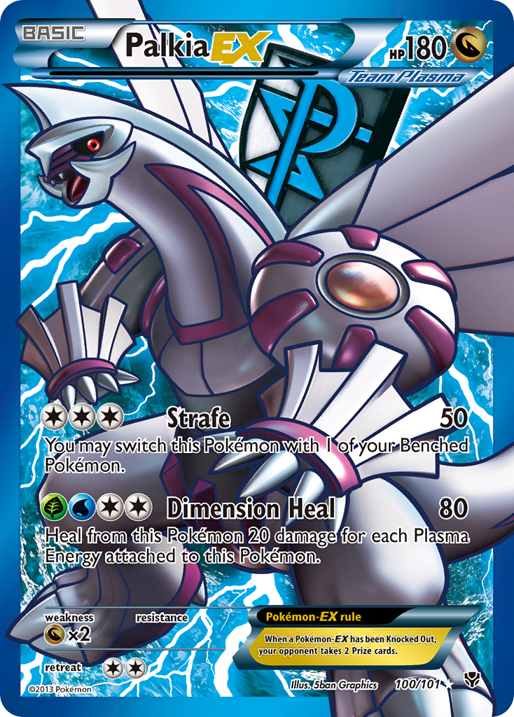 Palkia EX (100/101) [Black & White: Plasma Blast] | Total Play