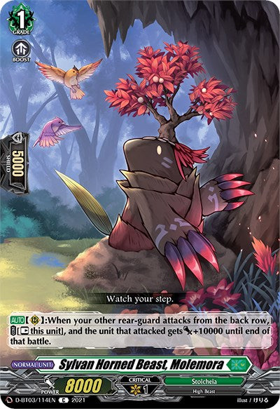 Sylvan Horned Beast, Molemora (D-BT03/114EN) [Advance of Intertwined Stars] | Total Play