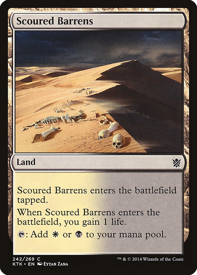 Scoured Barrens [Khans of Tarkir] | Total Play