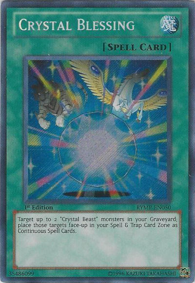 Crystal Blessing [RYMP-EN050] Secret Rare | Total Play