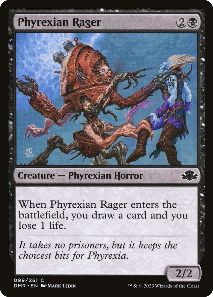 Phyrexian Rager [Dominaria Remastered] | Total Play