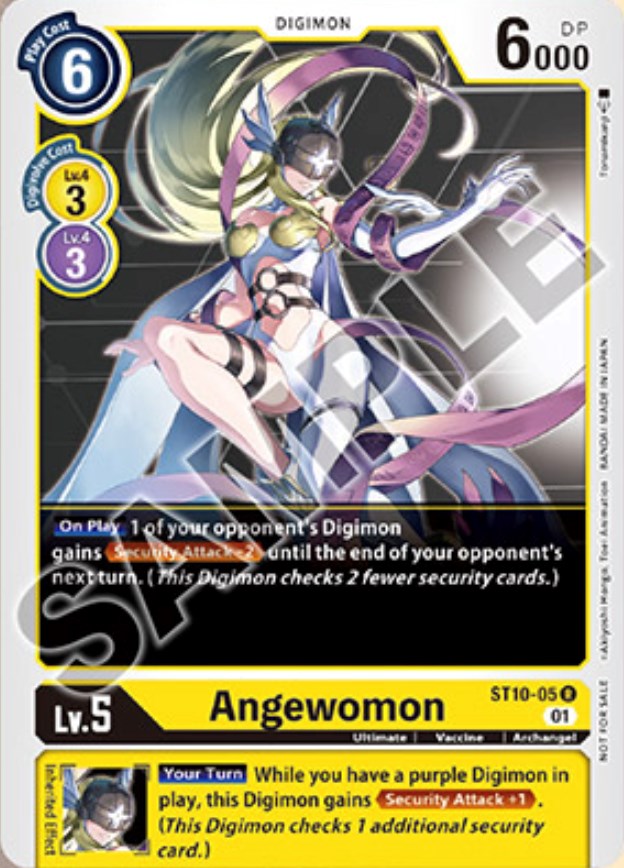 Angewomon [ST10-05] (Tamer Goods Set Angewomon & LadyDevimon) [Starter Deck: Parallel World Tactician Promos] | Total Play