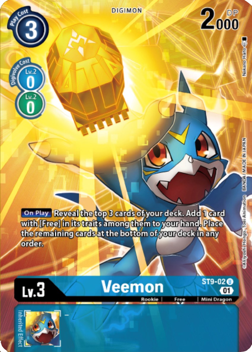 Veemon [ST9-02] (Digimon Royal Knights Card Set) [Starter Deck: Ultimate Ancient Dragon Promos] | Total Play