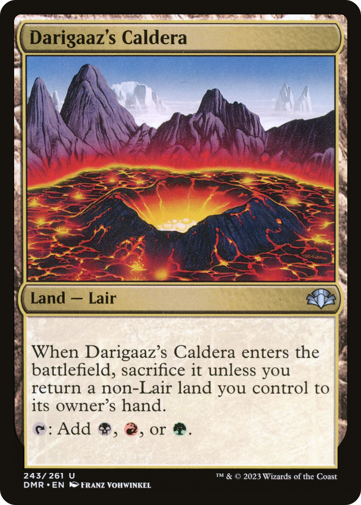 Darigaaz's Caldera [Dominaria Remastered] | Total Play