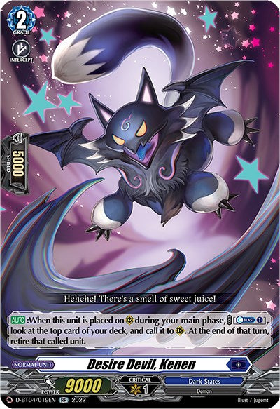 Desire Devil, Kenen (D-BT04/019EN) [Awakening of Chakrabarthi] | Total Play