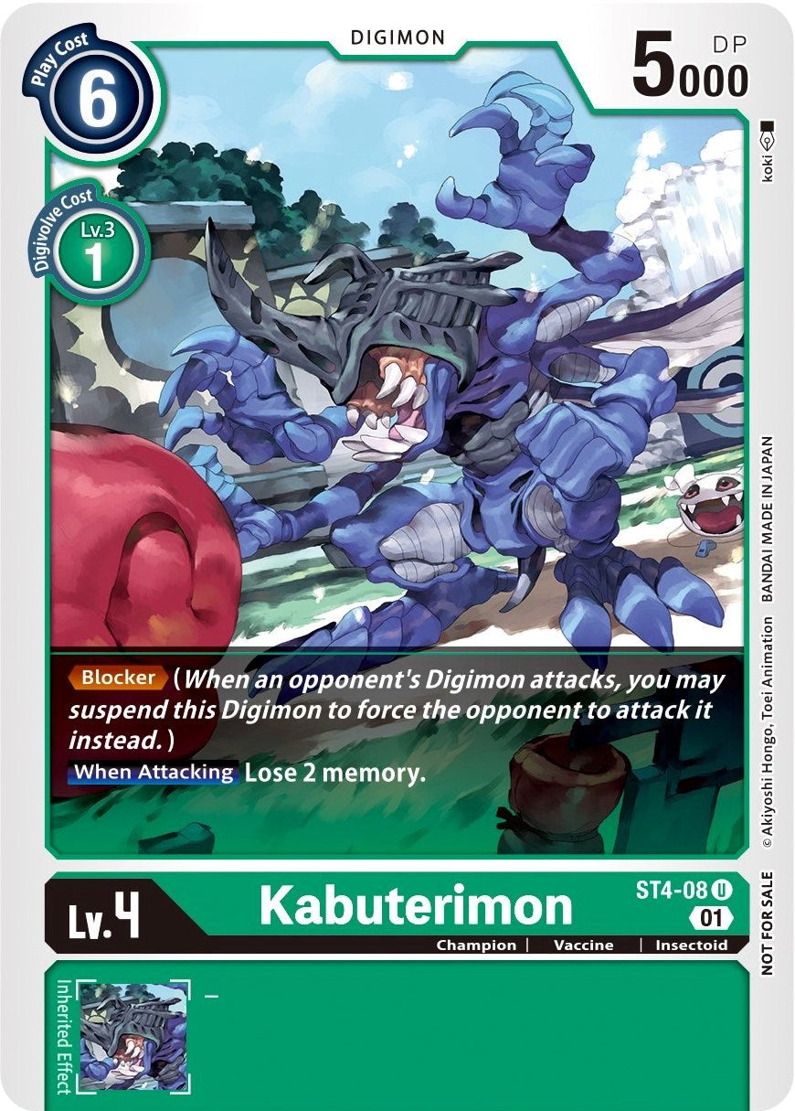 Kabuterimon [ST4-08] (Winner Pack Xros Encounter) [Starter Deck: Giga Green Promos] | Total Play