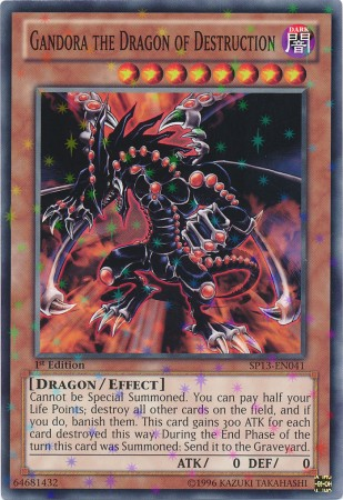 Gandora the Dragon of Destruction [SP13-EN041] Starfoil Rare | Total Play