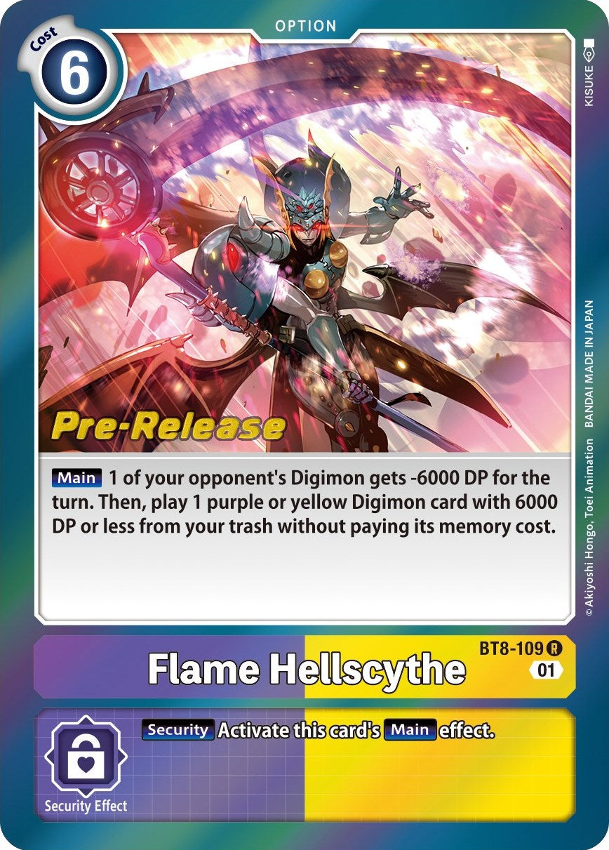 Flame Hellscythe [BT8-109] [New Awakening Pre-Release Cards] | Total Play