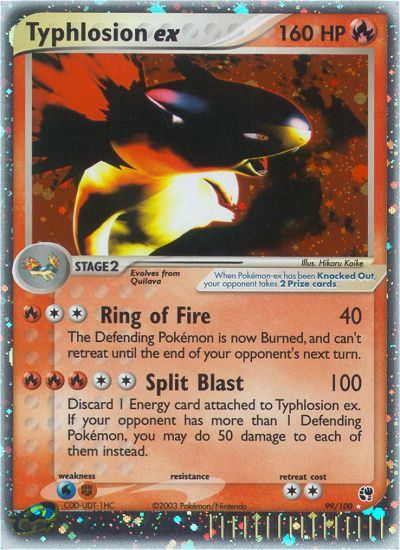 Typhlosion ex (99/100) [EX: Sandstorm] | Total Play