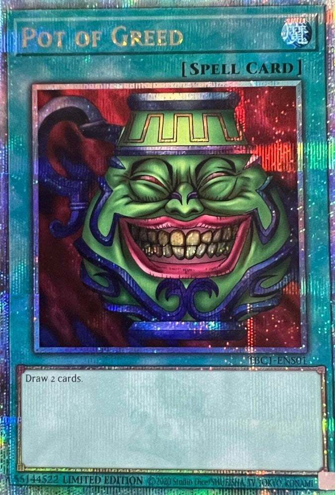 Pot of Greed [TBC1-ENS01] Secret Rare | Total Play