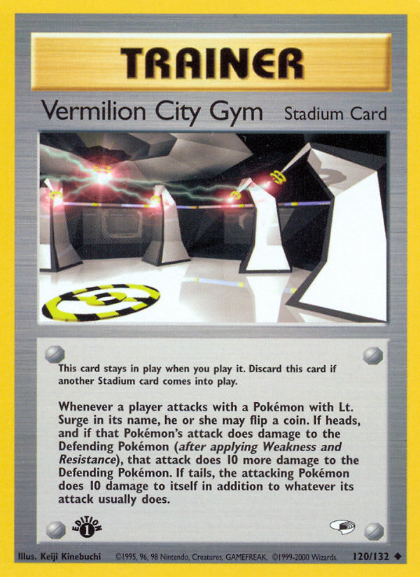 Vermilion City Gym (120/132) [Gym Heroes 1st Edition] | Total Play
