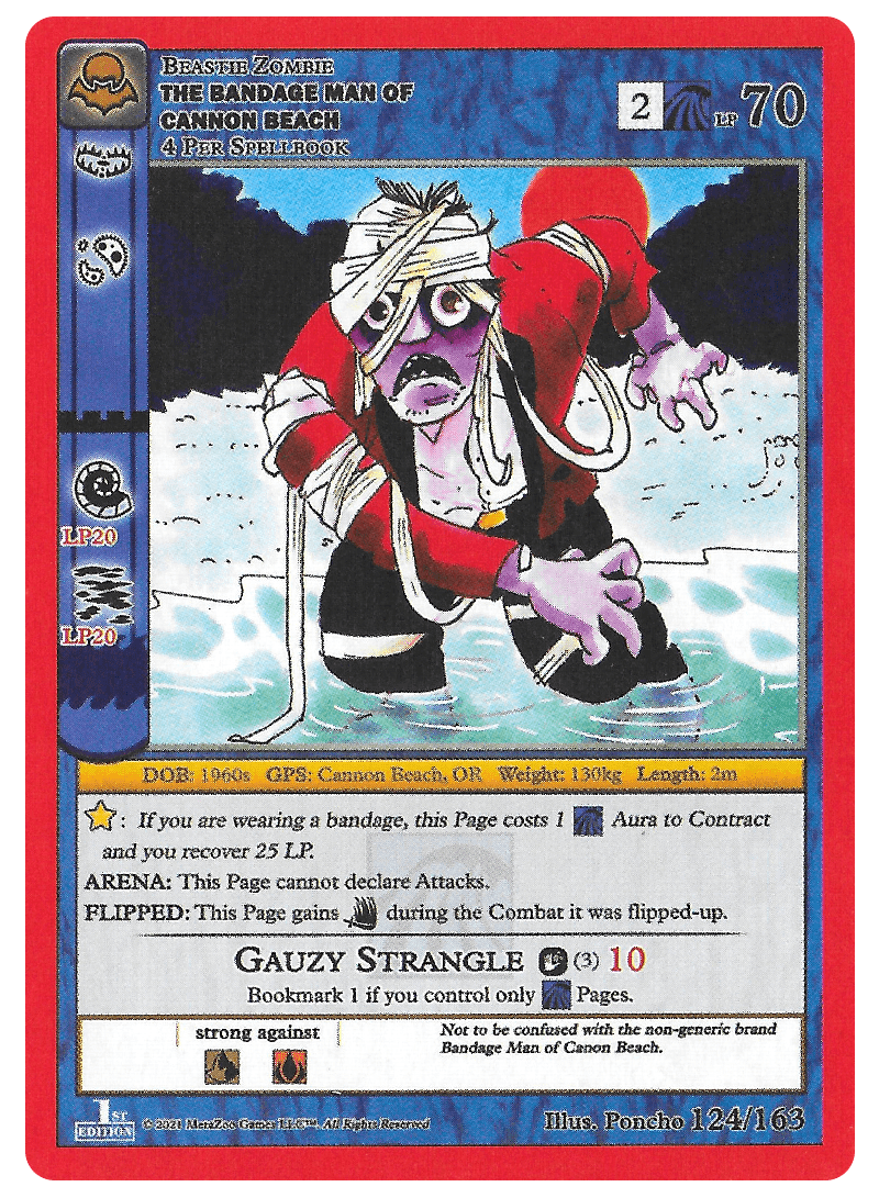 The Bandage Man Of Cannon Beach [Cryptid Nation: Nightfall First Edition] | Total Play