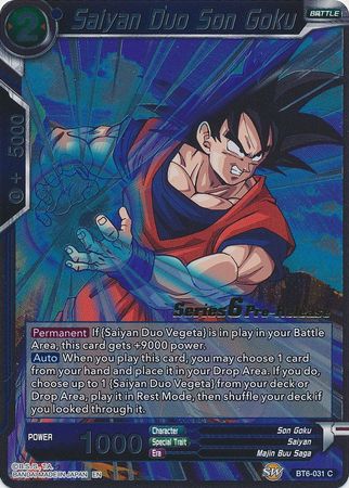Saiyan Duo Son Goku (BT6-031_PR) [Destroyer Kings Prerelease Promos] | Total Play