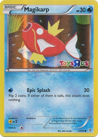 Magikarp (22/83) (Toys R Us Promo) [XY: Generations] | Total Play