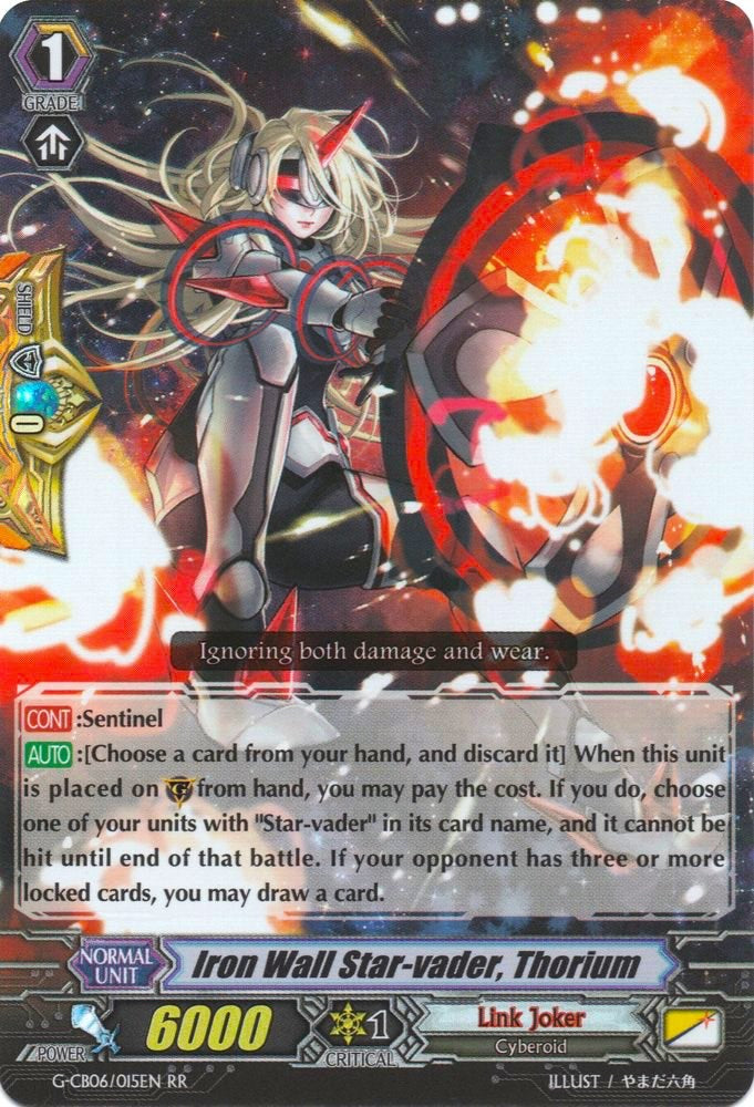 Iron Wall Star-vader, Thorium (G-CB06/015EN) [Rondeau of Chaos and Salvation] | Total Play