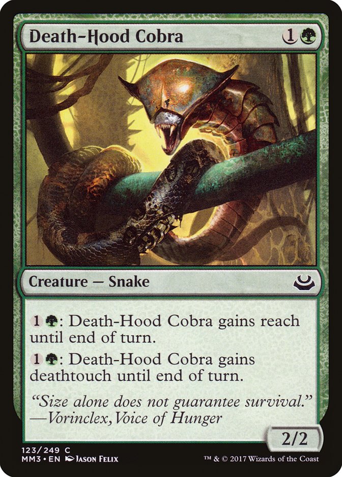 Death-Hood Cobra [Modern Masters 2017] | Total Play