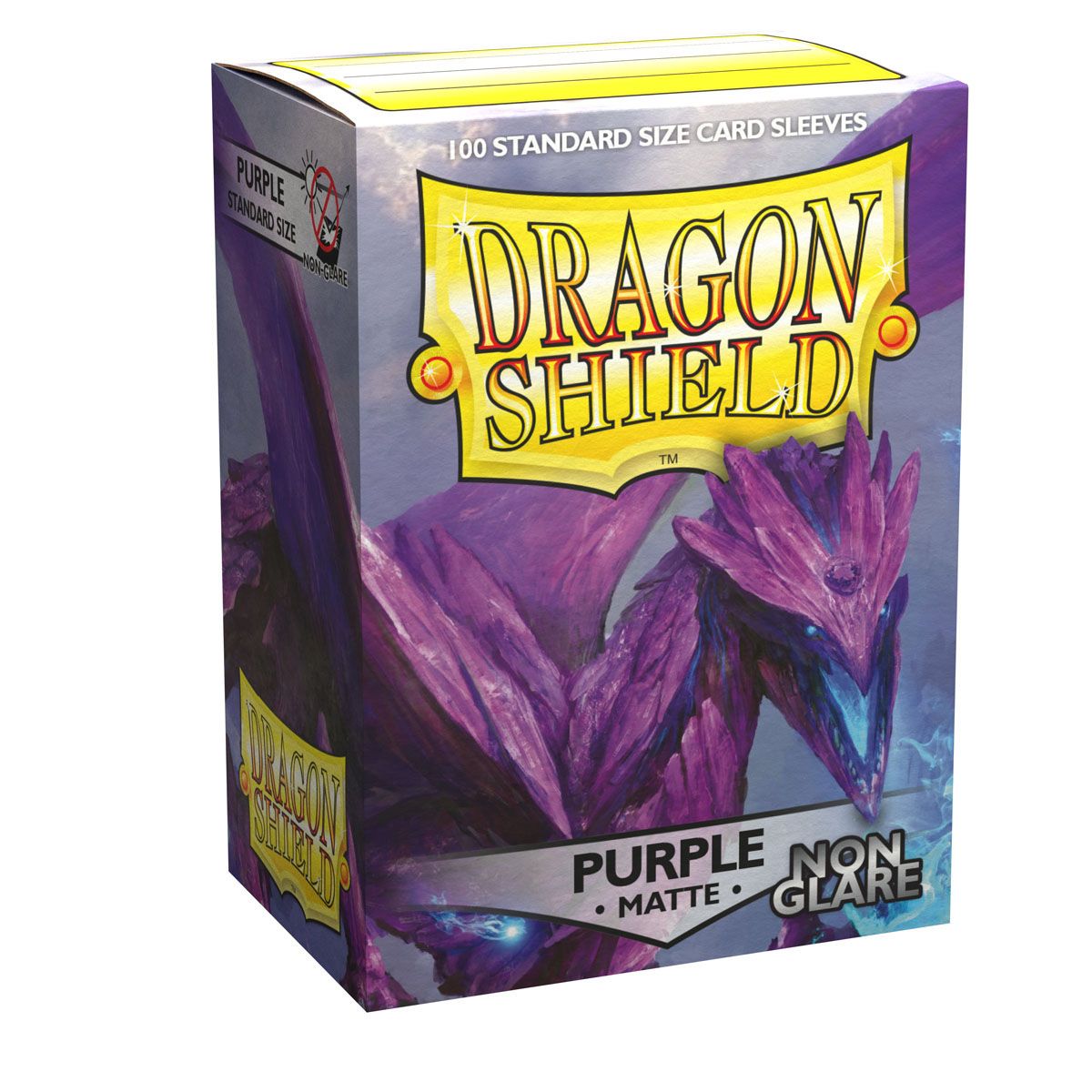 Dragon Shield: Standard 100ct Sleeves - Purple (Non-Glare Matte) | Total Play