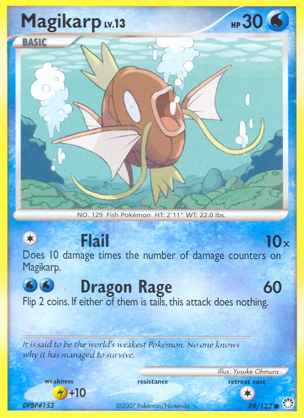 Magikarp (89/123) [Diamond & Pearl: Mysterious Treasures] | Total Play