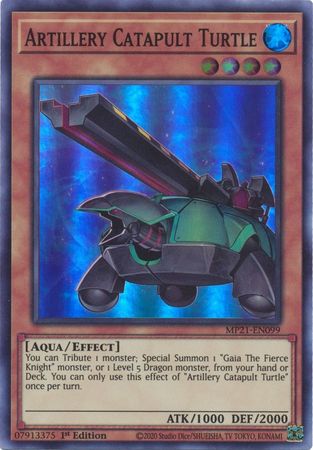 Artillery Catapult Turtle [MP21-EN099] Super Rare | Total Play