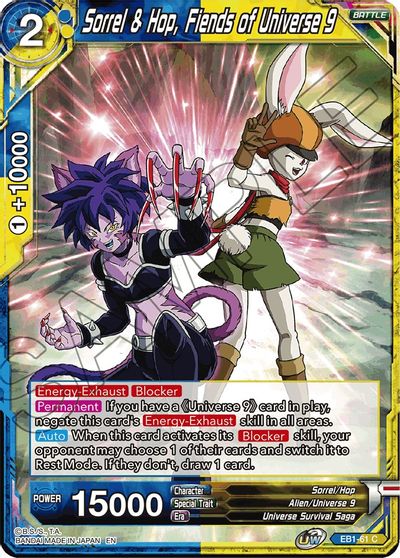 Sorrel & Hop, Fiends of Universe 9 (EB1-061) [Battle Evolution Booster] | Total Play