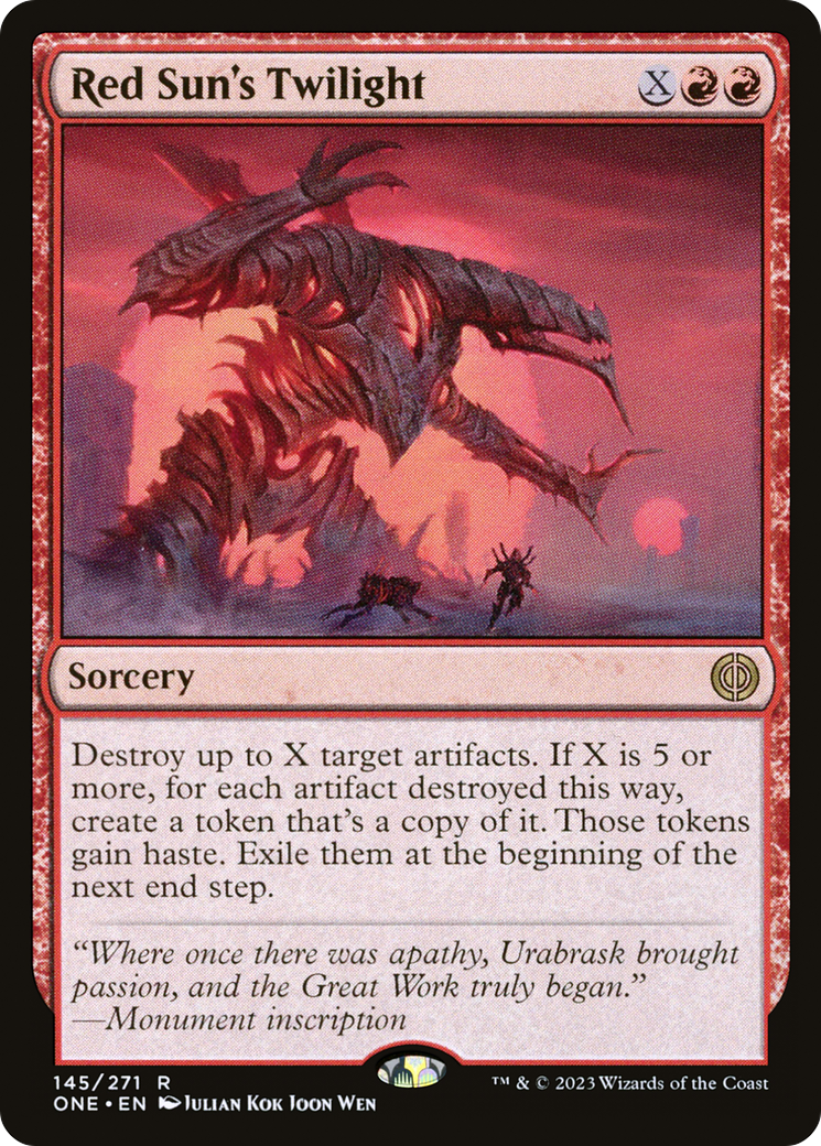 Red Sun's Twilight [Phyrexia: All Will Be One] | Total Play