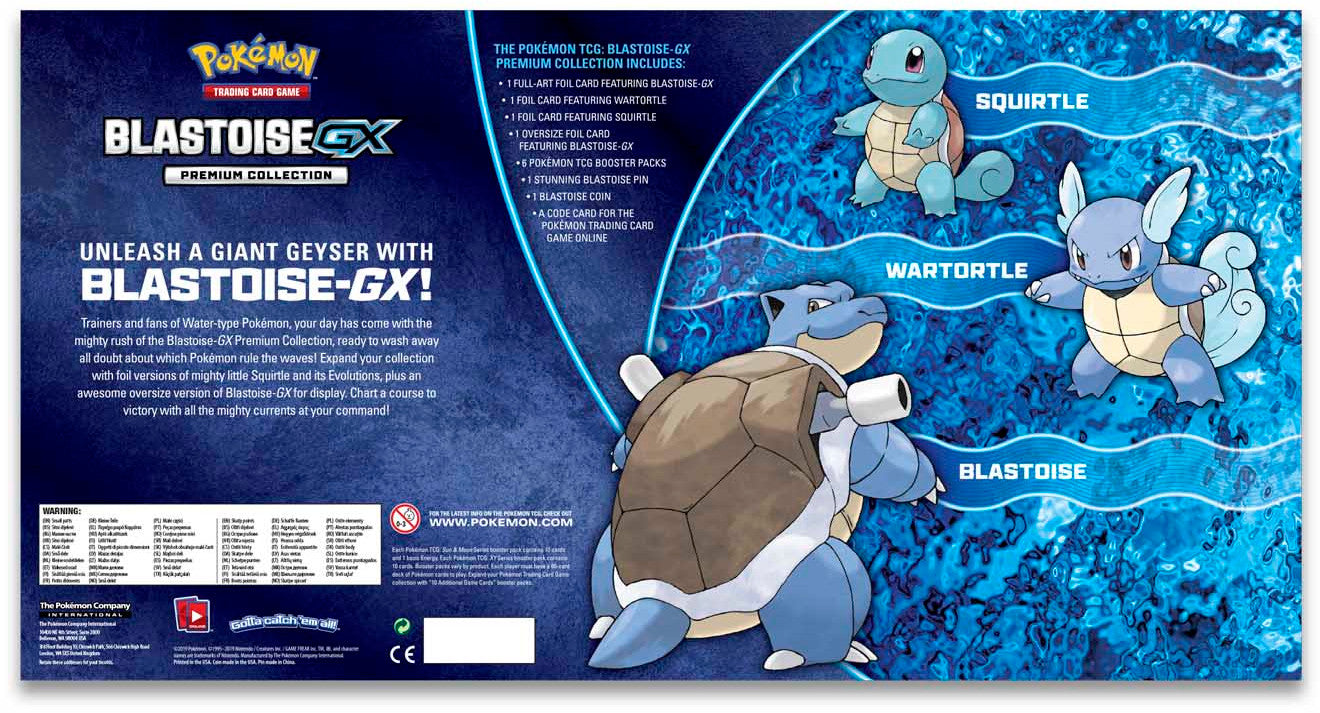 Blastoise GX Premium Collection | Total Play