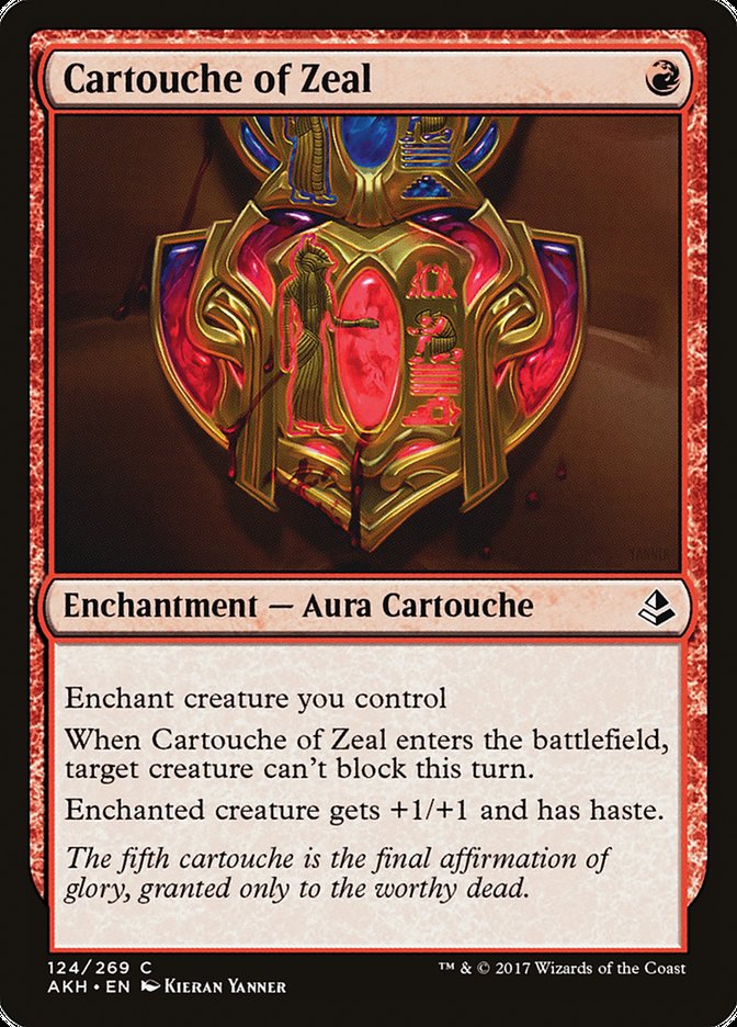 Cartouche of Zeal [Amonkhet] | Total Play